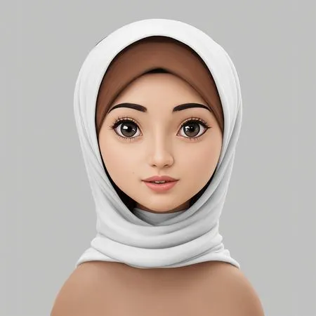 Young Muslim Woman  AI Image