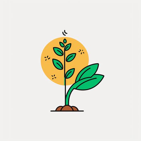 Young Plant Sprouting  AI Image