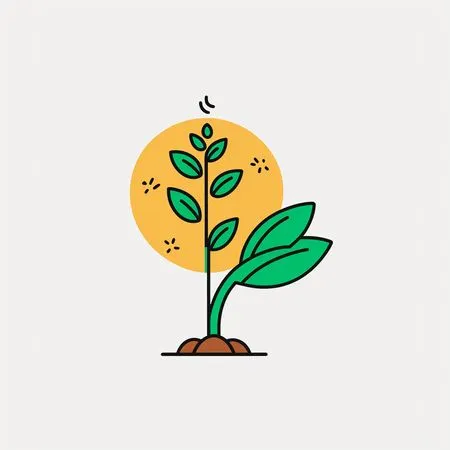Young Plant Sprouting  AI Image